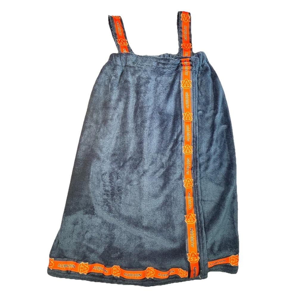 Auburn Tigers Plush Spa‎ Wrap Towel Blue Fleece Bath Wrap OSFM